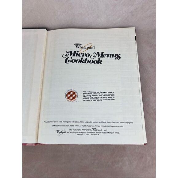 Vintage Whirlpool Cookbook - Picture 2 of 3